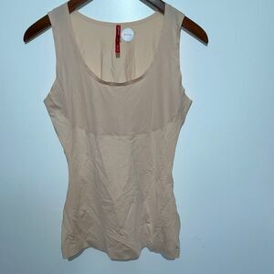 SPANX Women's Beige Sleeveless Stretch Shapewear Tank Top Size Medium